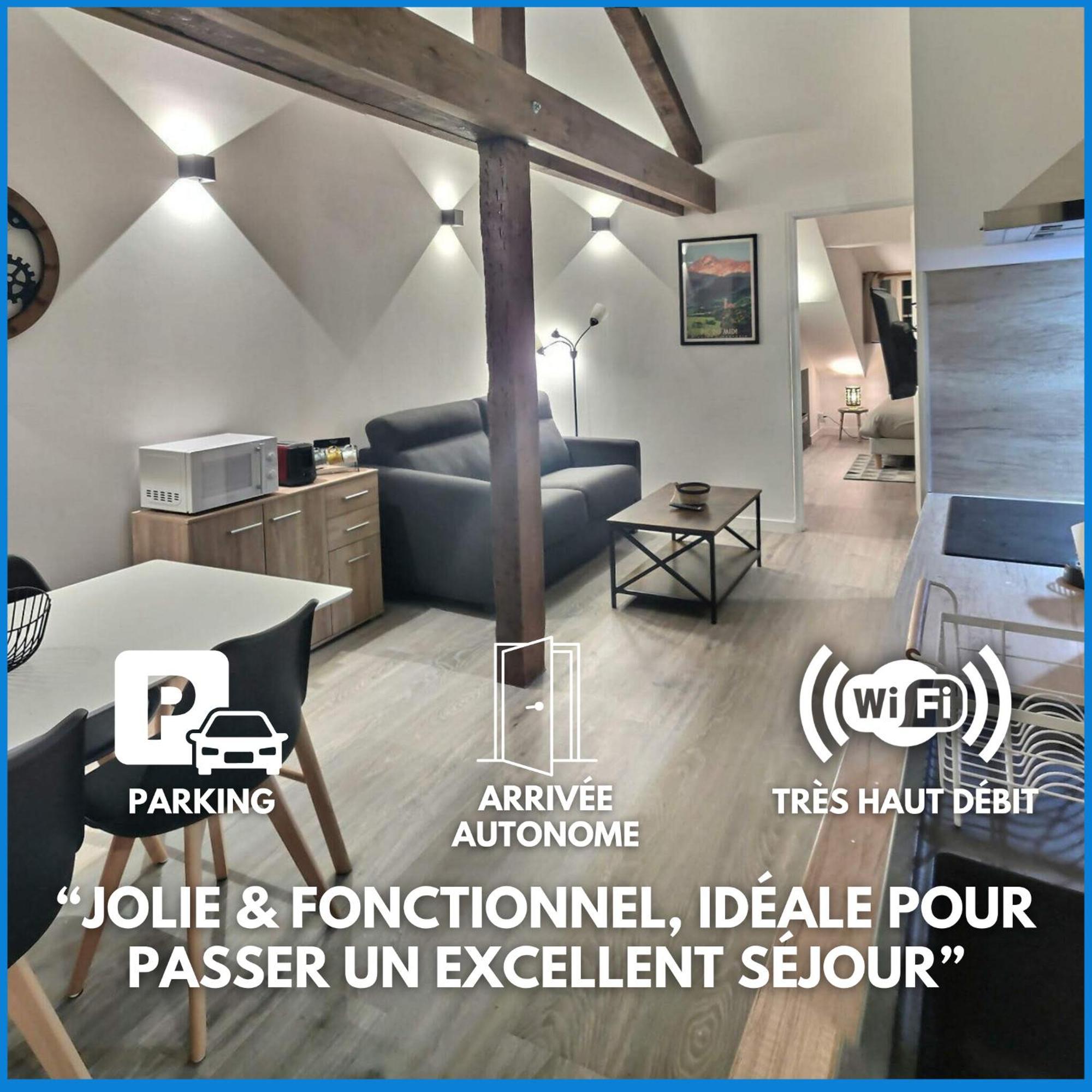 Superbe, T2 Elegant, Neuf, Parking Apartment *